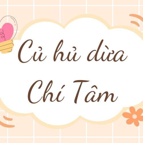 CỦ HỦ DỪA KHO SẢ ỚT