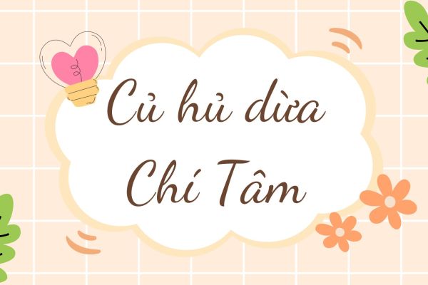 CỦ HỦ DỪA KHO SẢ ỚT