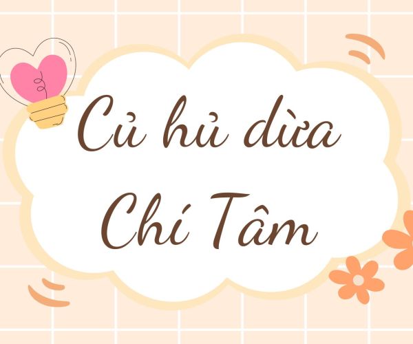 CỦ HỦ DỪA KHO SẢ ỚT