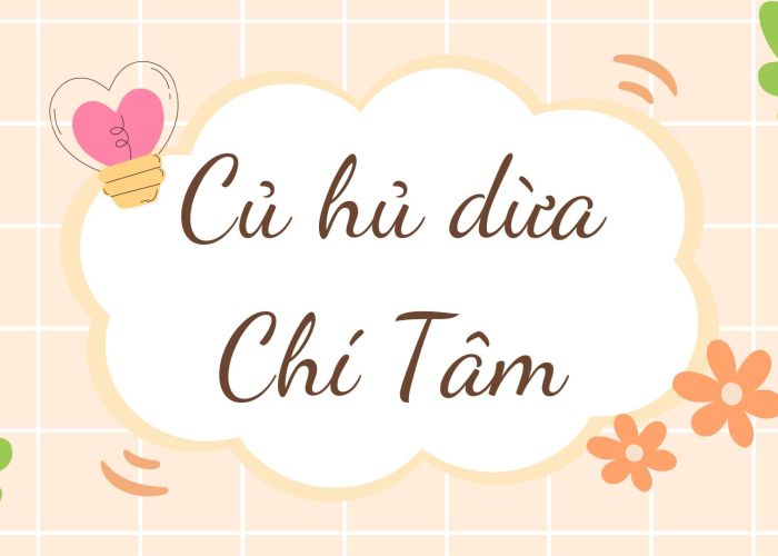 CỦ HỦ DỪA KHO SẢ ỚT